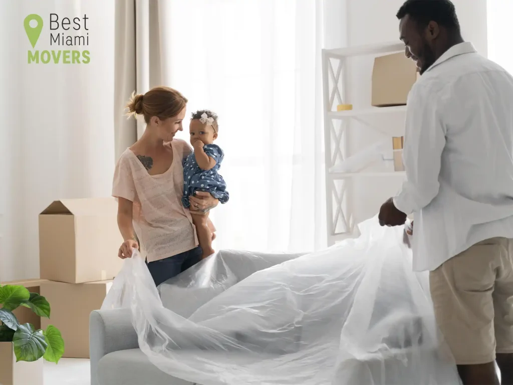 Best Miami Movers Customers Packing Boxes and Furniture