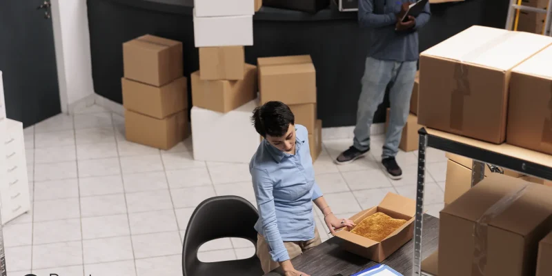 Best Miami Movers Storage Services Team Members Checking and Loading Boxes