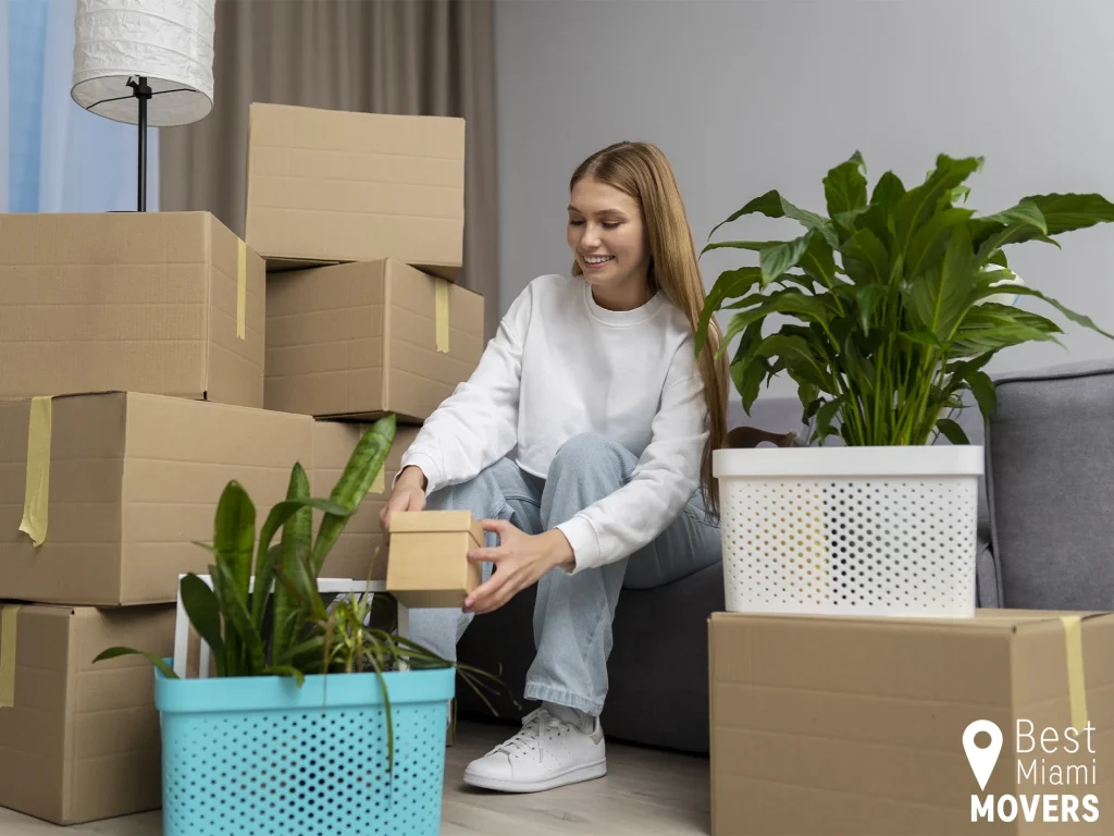 Customer Packing Boxes Best Miami Movers Winter Relocation Customer Packing Boxes