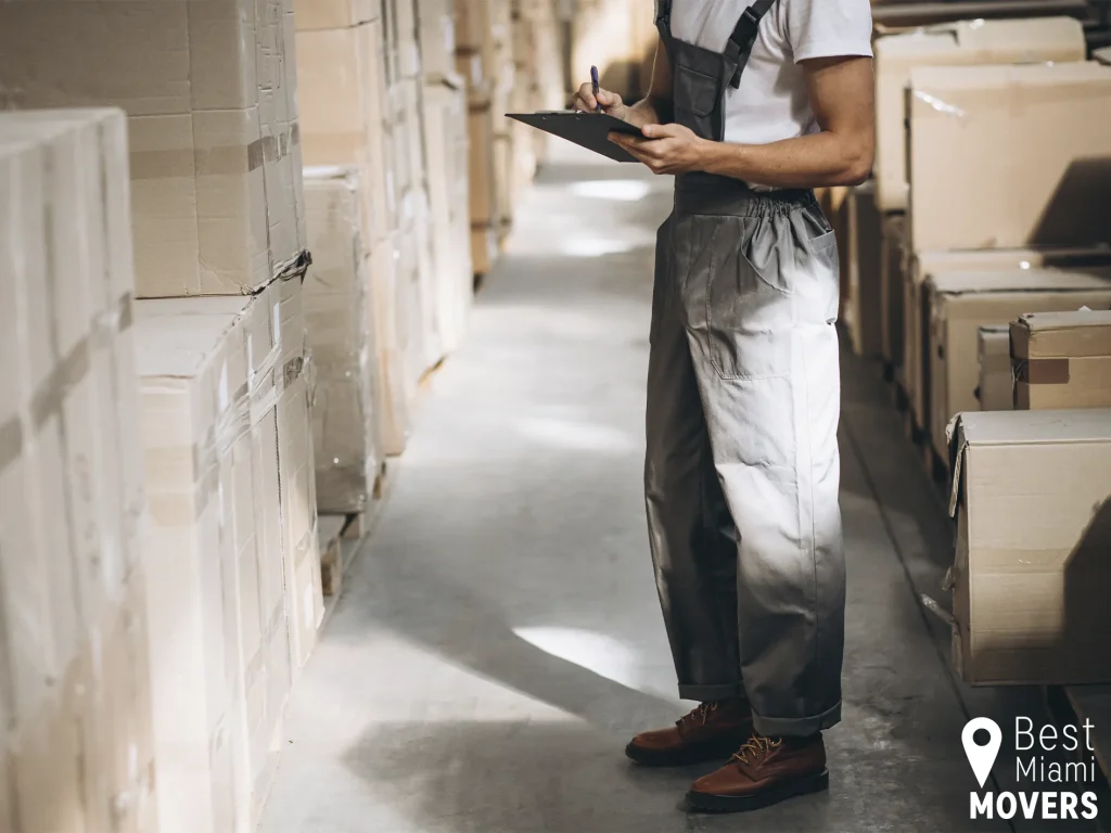 Summer Storege Service Team Member Check Customer Boxes