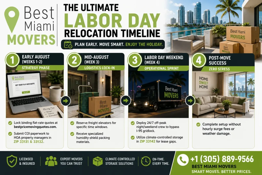 Infografic The Ultimate Labor Day Relocation Timeline Infografic The Ultimate Labor Day Relocation Timeline